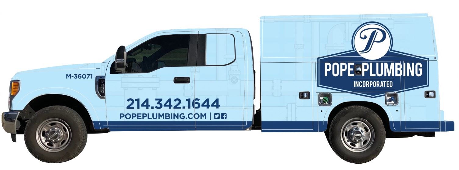 Pope plumbing truck